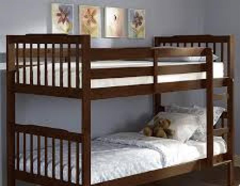 Какая лучше высота для двухъярусной кровати. Двухъярусная кровать для детей: какие бывают и что нужно учитывать при выборе