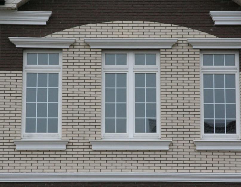 Арочное окно оформление фасад. Заключительный этап фасадных работ – это обрамление окон дома