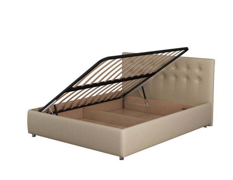 Двуспальная кровать с коробом. Короб для кровати с подъемным механизмом