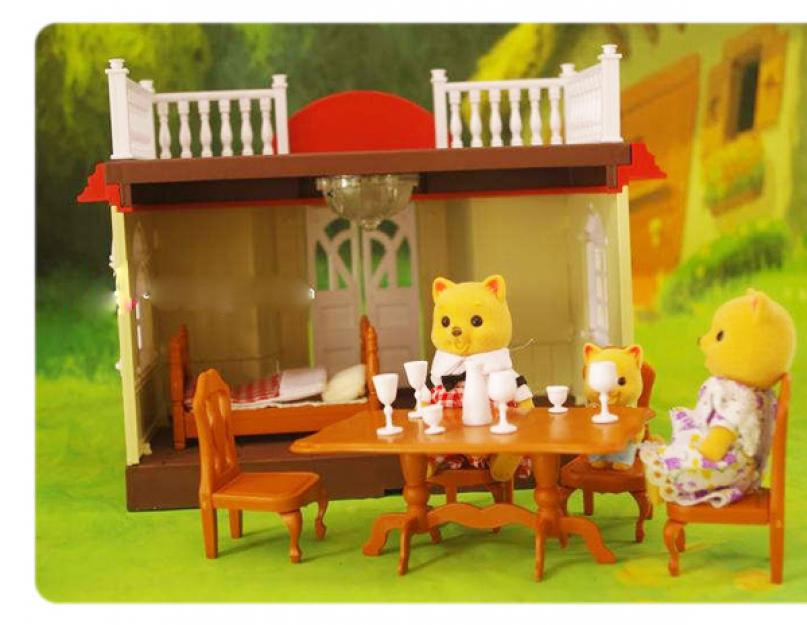 Аналог игрушек сильвания фэмили. Happy family (Хэппи Фэмили) кукольные домики, мебель и семейки лесных зверьков