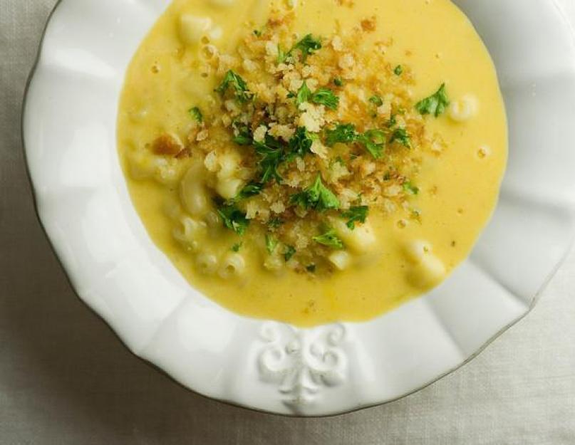 Супы с сыром. Суп сырный: рецепты с фото