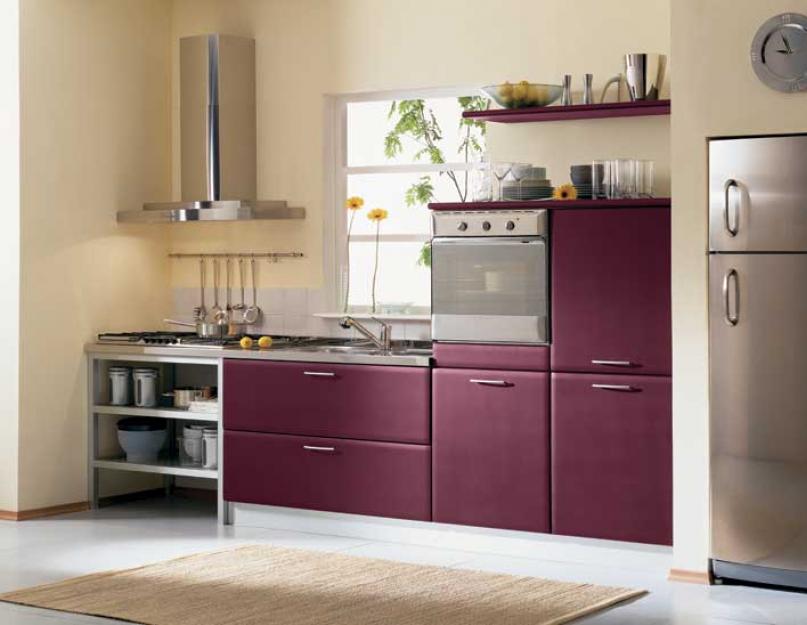 Как выбрать кухонный гарнитур для маленькой кухни, фото. Маленькая кухня: расширение пространства с помощью цветов