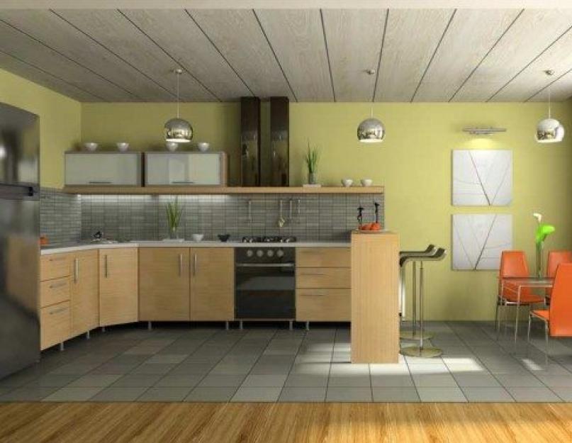 Варианты подвесных потолков на кухне. Какой потолок сделать на кухне: обзор и сравнение