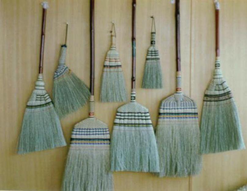Инструменты для вязания домашнего веника. Веник из сорго своими руками