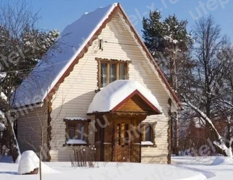 Как утеплить летний домик для проживания зимой. Как самостоятельно утеплить домик на даче Утепление дачного домика из досок обшитых рубероидом