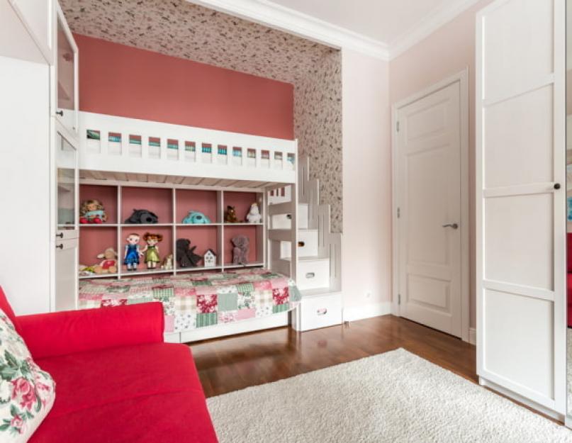 Ремонт в детской комнате для двоих. Дизайн детской для разнополых детей (52 фото)