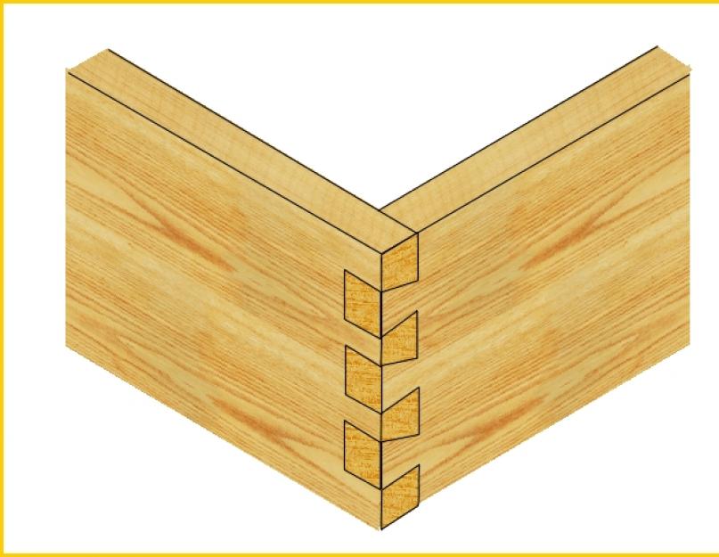 Как делать соединения на деревянных поверхностях. Соединение деревянных деталей