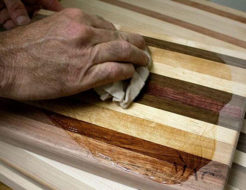 Обработка деревянной доски перед первым применением. Как почистить разделочную доску из дерева