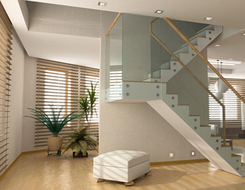 Модные лестницы на второй этаж. Дизайн лестницы в доме: какая она может быть? Сооружения на больцах