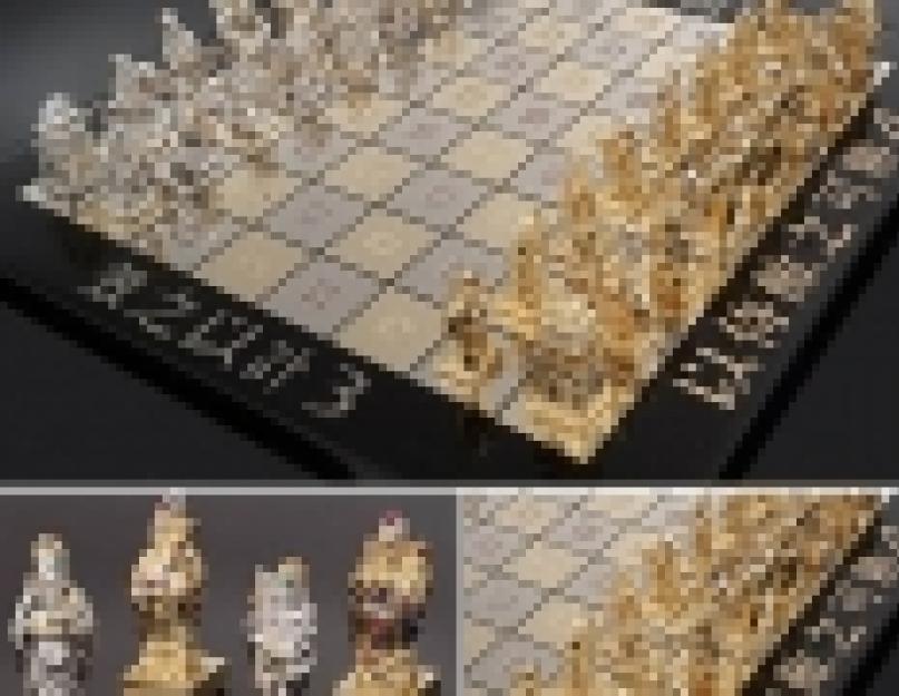 Оригинальные шахматы своими руками. Как сделать из бумаги шахматную доску с шахматами