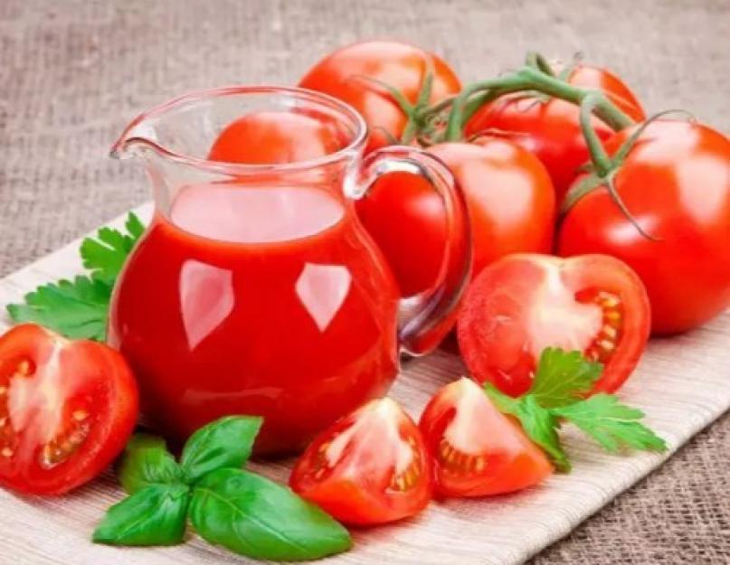 Изготовление томатного сока на зиму. Как сделать томатный сок в домашних условиях