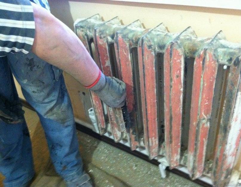 Как перекрасить старый радиатор отопления. Покраска радиаторов отопления