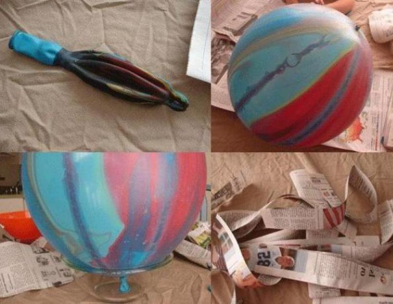 Как сделать глобус из пенопластового шара. Как сделать глобус из пластилина своими руками: мастерим модель Земли с детьми