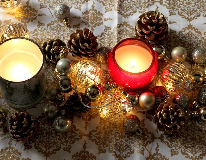 Оформление свечей к рождеству. Маленькие детали большого праздника: несколько советов о том, как сделать новогодние свечи своими руками