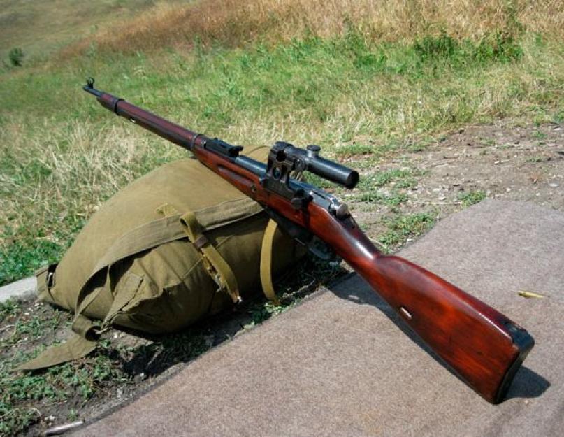 Снайперская винтовка трехлинейка. Описание винтовки мосина 