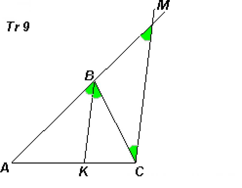 Как биссектриса делит противоположную сторону треугольника. Основные элементы треугольника abc