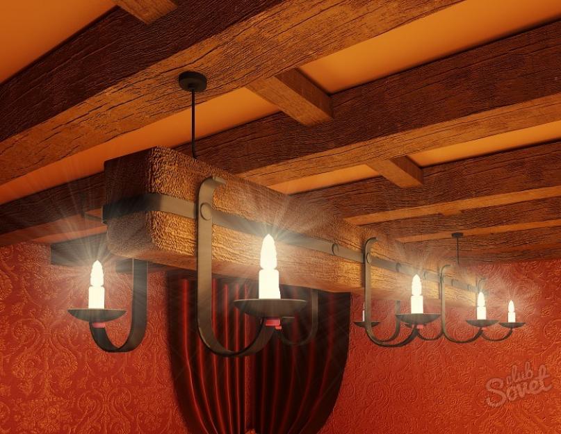 Потолок с деревянными балками в квартире. Декоративные балки на потолке: виды, материалы, дизайн, цвет, выбор стиля