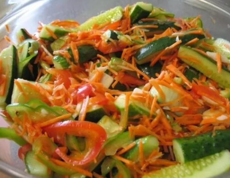 Как сделать салат из огурцов по корейски. Огурцы по-корейски быстрого приготовления без стерилизации с горчицей