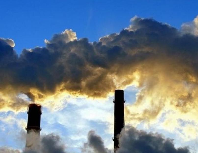 Загрязнение атмосферы промышленными процессами. Промышленное загрязнение окружающей среды