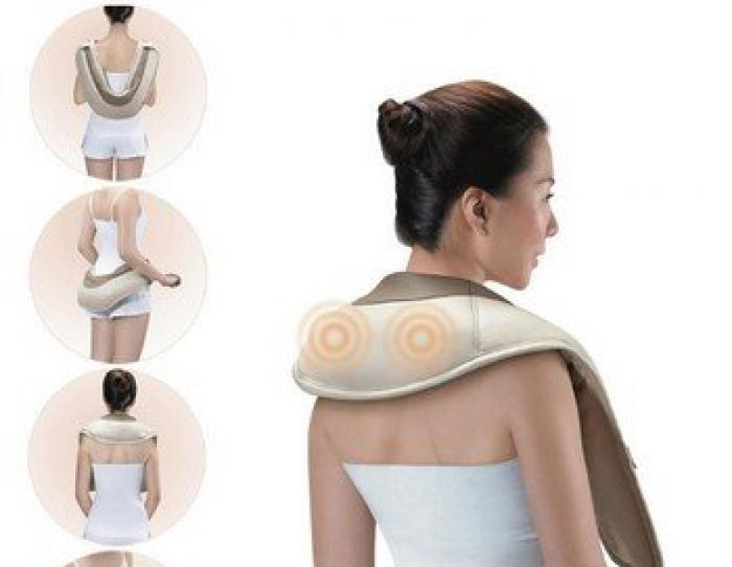 Польза массажных подушек для спины и шеи. Массажные подушки Подушка для массажа спины