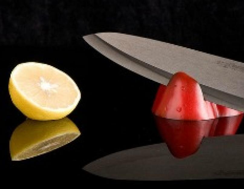 Как резать кухонным ножом. Техника нарезки продуктов