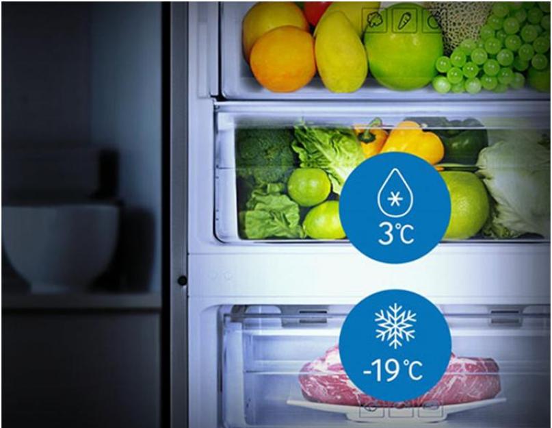 Максимальная и минимальная температура в холодильнике. Оптимальная температура для хранения продуктов в холодильнике и морозильной камере